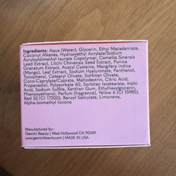 NEW Gemini Beauty Daily Brightening Moisturizer  w/ Lychee & Cowberry 1.69oz - Picture 2 of 6